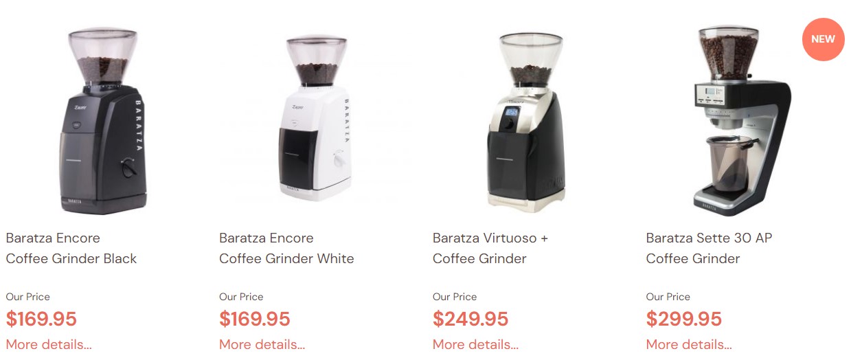 baratza coffee grinders