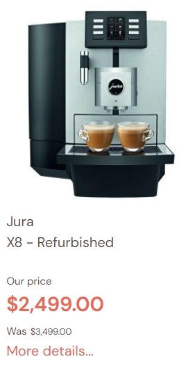 Jura X8 - Refurbished