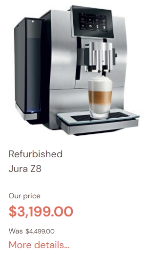 Refurbished Jura Z8